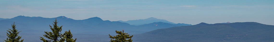 View of Mount Washington from the summit of Gunstock